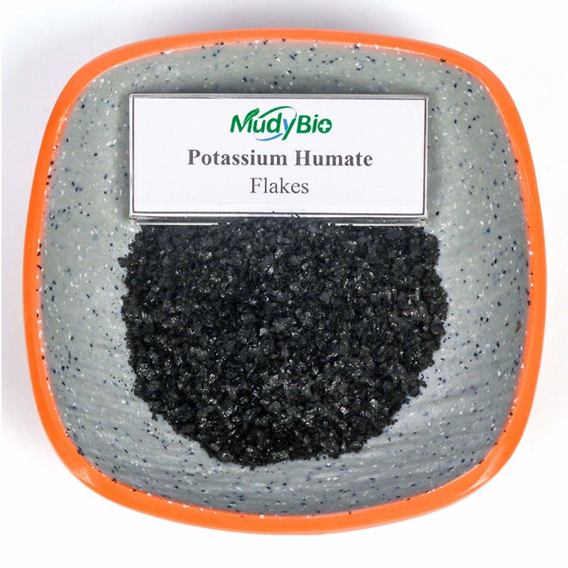 Super Potassium Humate Flake Fertilizers Products Humic Acid From Leonardite Organic Fertilizer for Plants