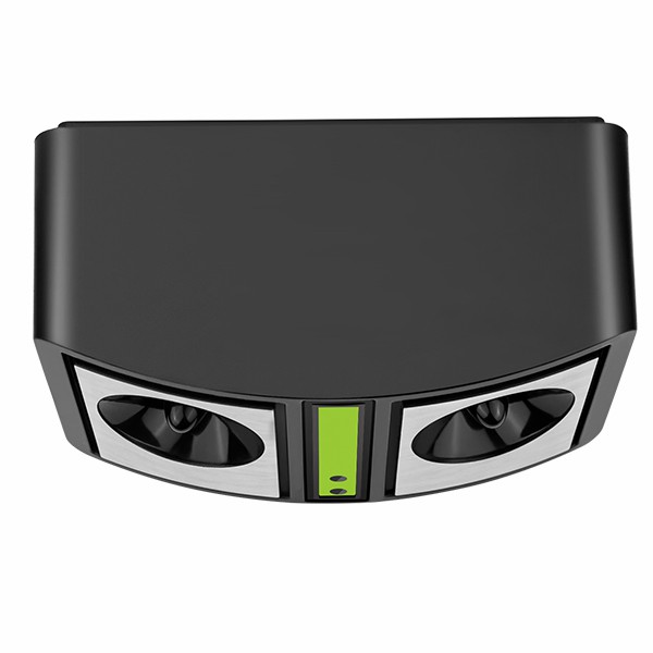 Indoor Livingroom Kitchen Dual Speakers Portable Electronic Ultrasonic Sensor Rodent Repellent Battery Pest Control Repeller for Mouse Rat Rodent Mosquito Fly