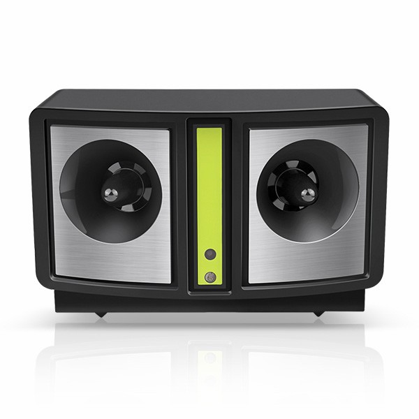 Indoor Livingroom Kitchen Dual Speakers Portable Electronic Ultrasonic Sensor Rodent Repellent Battery Pest Control Repeller for Mouse Rat Rodent Mosquito Fly