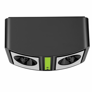 Indoor Livingroom Kitchen Dual Speakers Portable Electronic Ultrasonic Sensor Rodent Repellent Battery Pest Control Repeller for Mouse Rat Rodent Mosquito Fly