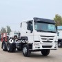 with Tow Fuel Tanker Used Sinotruck HOWO 371 380 420HP Chinese LHD Rhd Trucks Tractor 6X4 Trailer Head