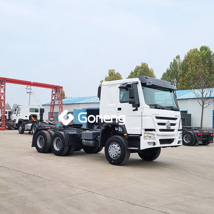 with Tow Fuel Tanker Used Sinotruck HOWO 371 380 420HP Chinese LHD Rhd Trucks Tractor 6X4 Trailer Head