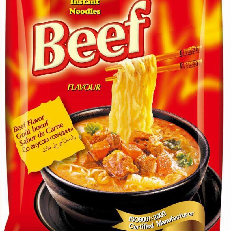 Hot & Sour Instant Noodle Snacks in Bag - 5-Minute Meal