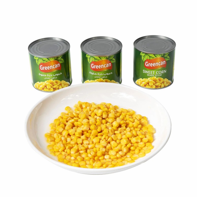 China Manufacturer Canned Sweet Corn Kernels with Private Label Factory