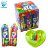 Wholesale Colorful Fruit Flavor Rocket Shape Sweet Bubble Gum with Filling