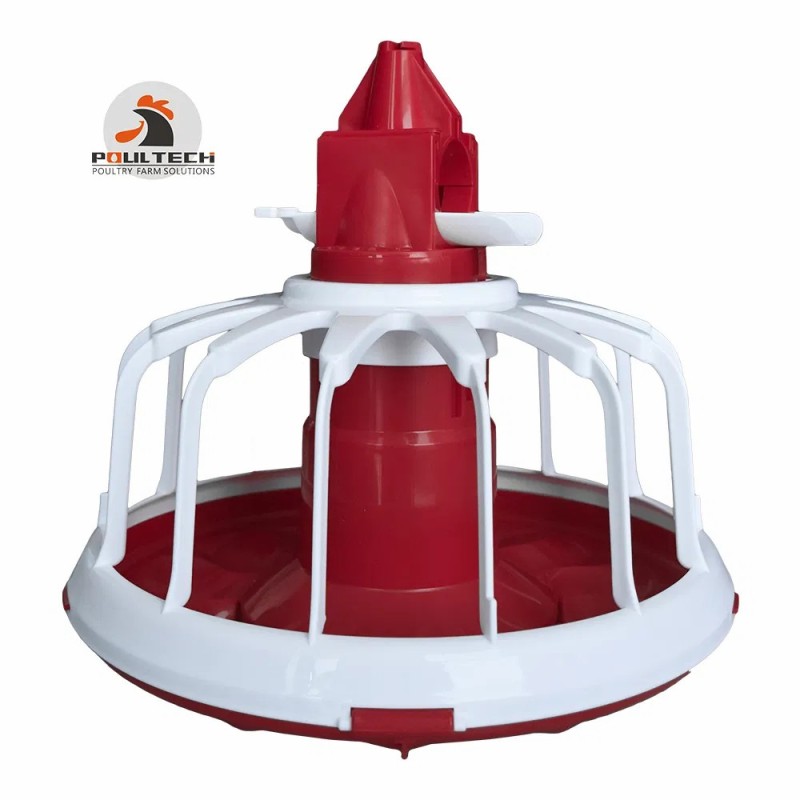 Poultech Broiler Floor Raising System Shed with Automatic Feeders and Drinkers