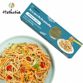 High-Protein Pasta Vegan Soy Plant-Based Low Carb Easy to Make Keto Friendly Pasta