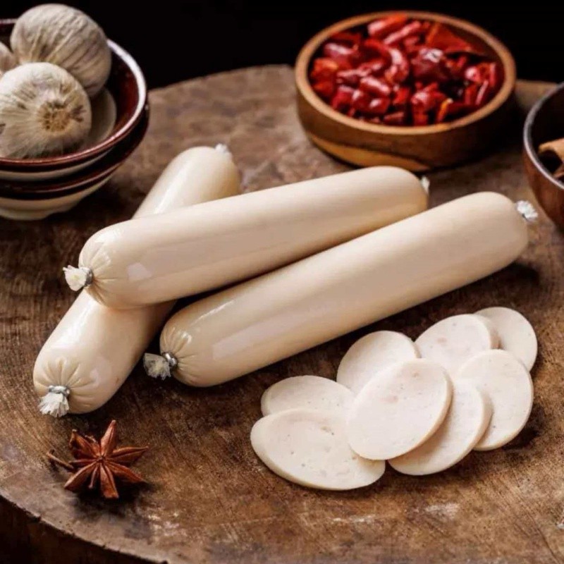 Juicy and Fragrant Chicken Breast Sausage with Tender and Delicious Meat Texture