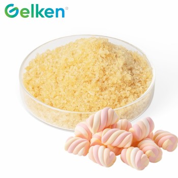 Gelatin Halal Approved Edible Fish Gelatin for Dairy Desserts Bakery Candy with High Transparency, Odorless & Halal Industry Certification
