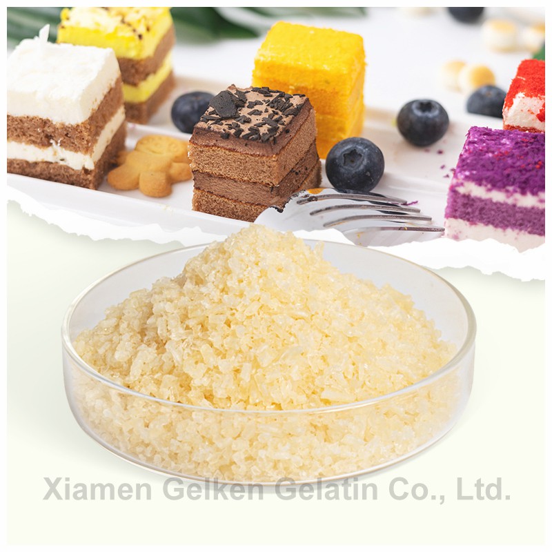 Gelatin Halal Approved Edible Fish Gelatin for Dairy Desserts Bakery Candy with High Transparency, Odorless & Halal Industry Certification