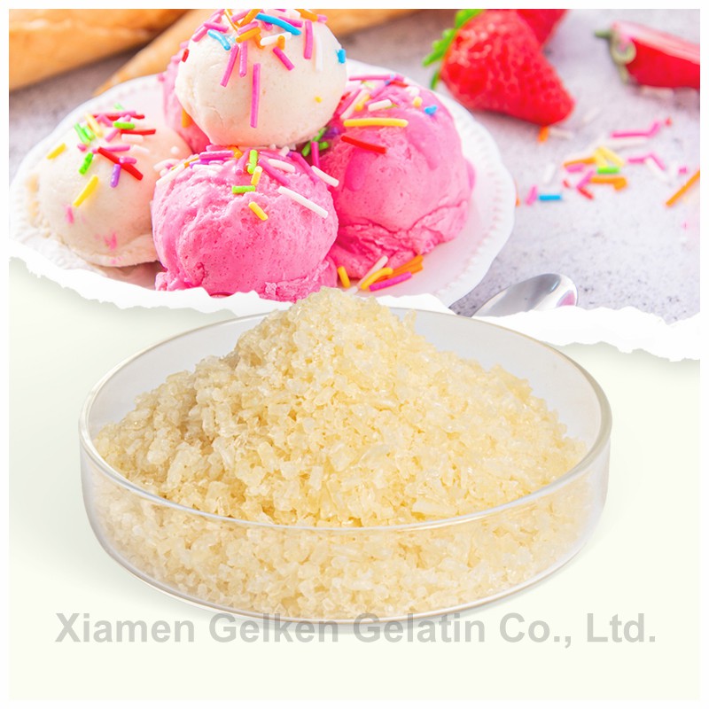 Gelatin Halal Approved Edible Fish Gelatin for Dairy Desserts Bakery Candy with High Transparency, Odorless & Halal Industry Certification