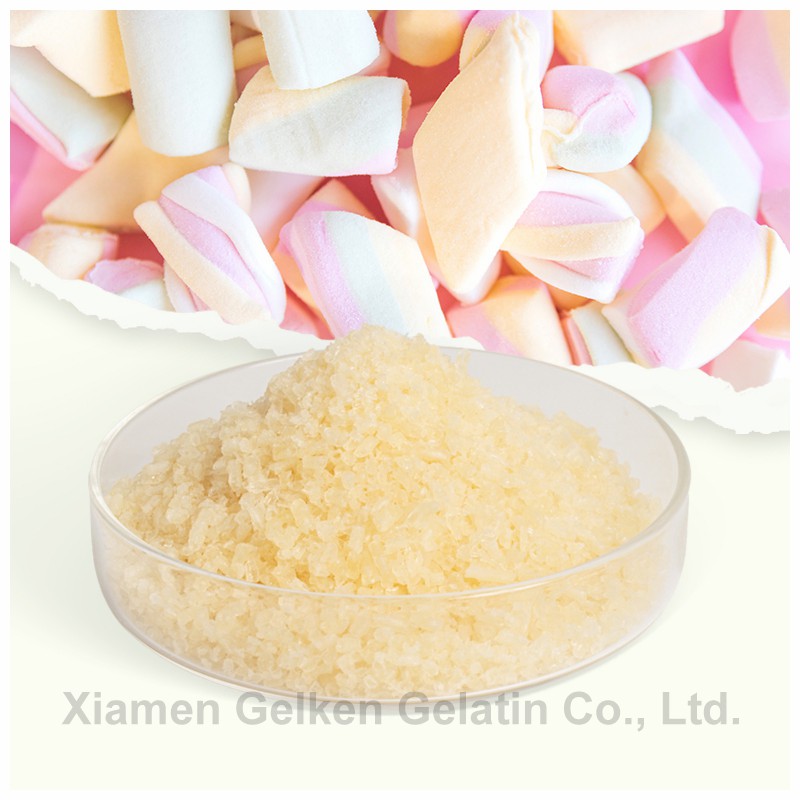 Gelatin Halal Approved Edible Fish Gelatin for Dairy Desserts Bakery Candy with High Transparency, Odorless & Halal Industry Certification