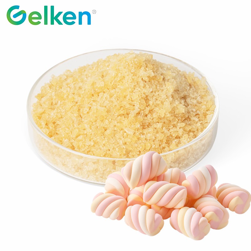 Gelatin Halal Approved Edible Fish Gelatin for Dairy Desserts Bakery Candy with High Transparency, Odorless & Halal Industry Certification