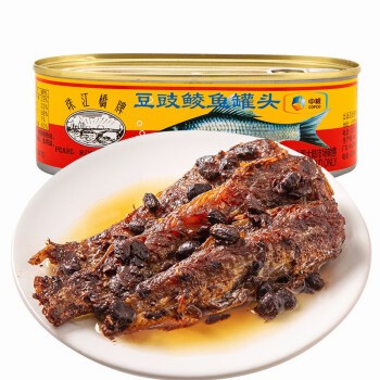 Healthy and No Bones Canned Fried Dace Fish with Black Beans