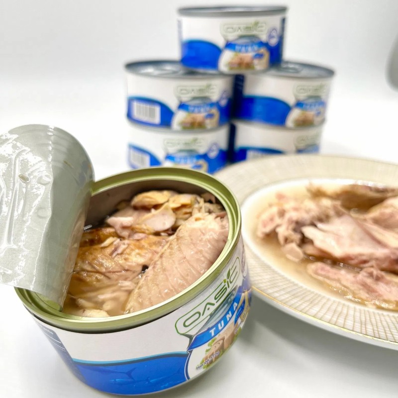 Wholesale Types of Tinned Tuna Shredded Canned Tuna Fish in Brine 140g