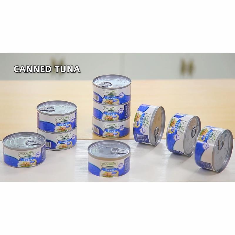 Wholesale Types of Tinned Tuna Shredded Canned Tuna Fish in Brine 140g