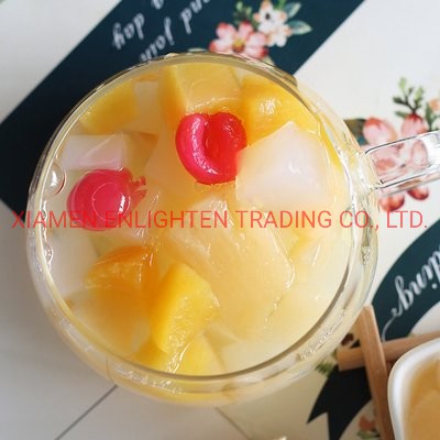 Well Packed Fruits Cocktail in Glass Jar