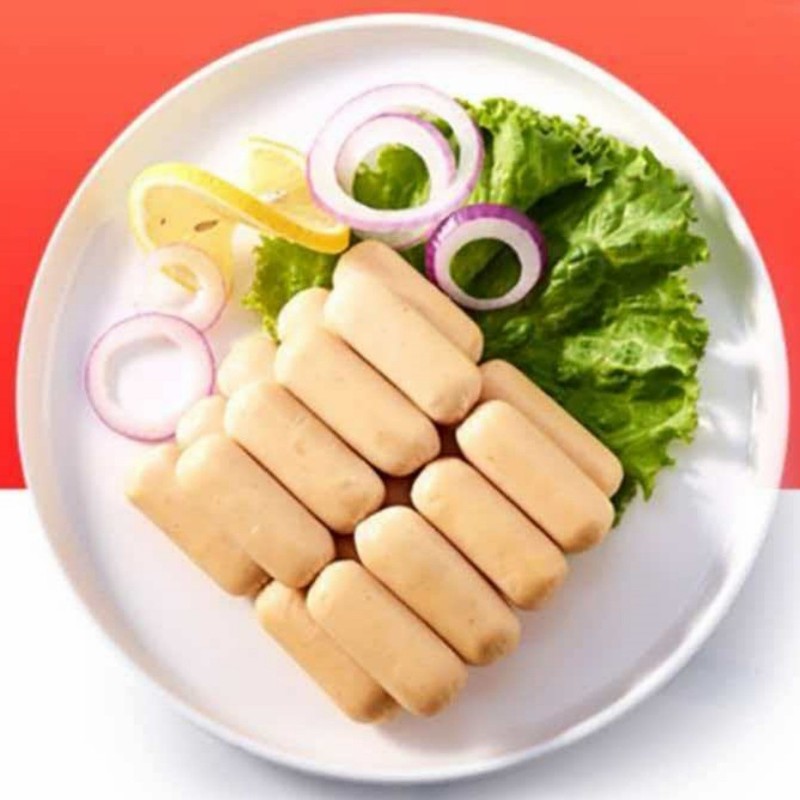 Charcoal Grilled Black Pepper Flavor Chicken Pure Meat Sausage