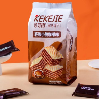 Crispy Wafer Biscuits Cheese Strawberry Yougurt Flavor Vitamin a Iron Fortified