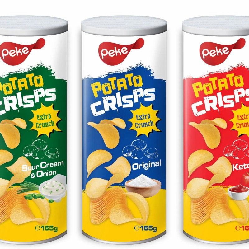 Peke Brand Chili Lime Potato Chips Takis Flavors - Hot Fire/Flamin Hot/Extreme Hot/Mexican Spicy Lemon