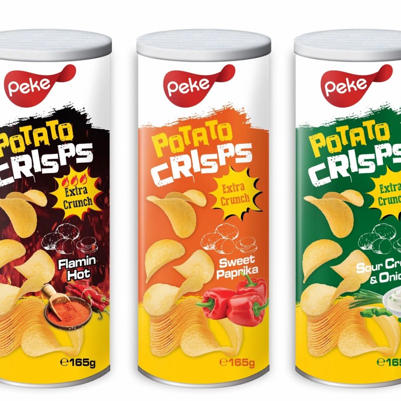 Peke Brand Chili Lime Potato Chips Takis Flavors - Hot Fire/Flamin Hot/Extreme Hot/Mexican Spicy Lemon