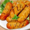 a Nutritionist Scientifically Combines a Balanced Mix of Meat and Vegetables with Chicken and Vegetables in Sausage Form.