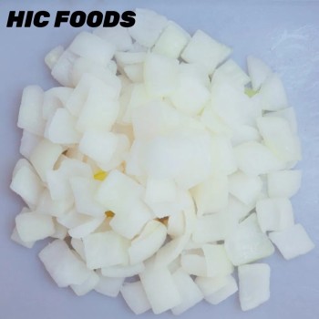 Competitively Price New Season IQF Frozen Vegetables White Onion Dices