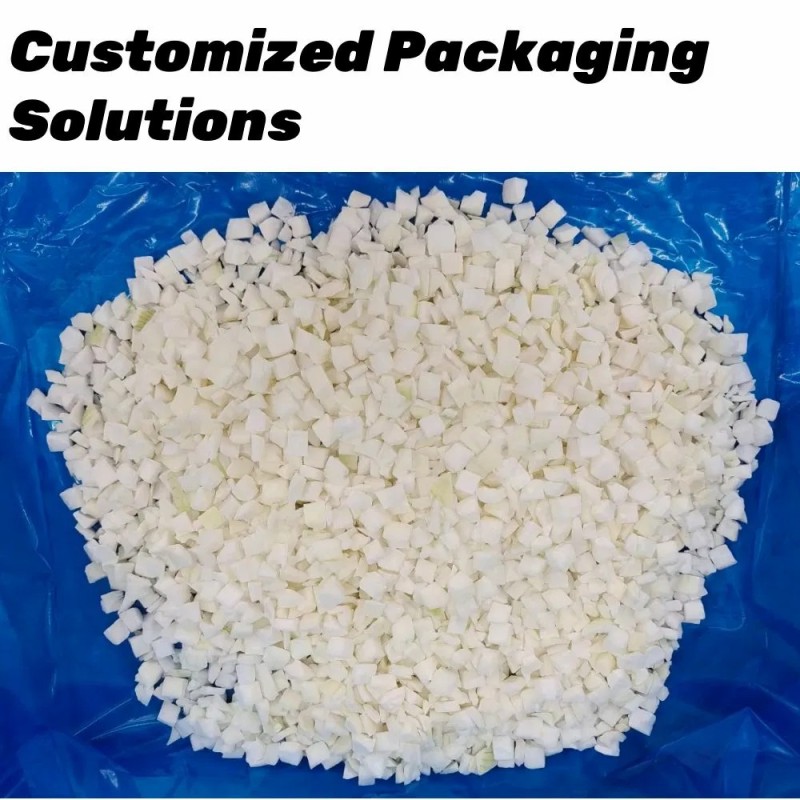 Competitively Price New Season IQF Frozen Vegetables White Onion Dices