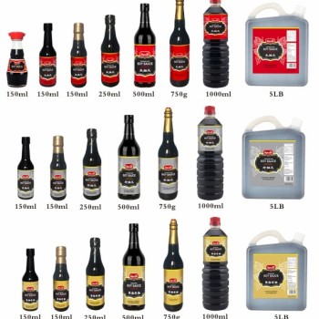 Chinese Gluten Free Soy Sauce with Naturally Brewed