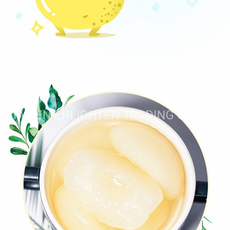 No Preservatives Natural No Added Sweeteners Canned Fruit Pear Halves