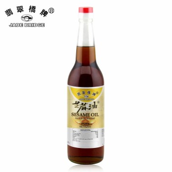 OEM Factory 625 Ml Jade Bridge Pure Sesame Oil Bulk for Supermarket Cuisine