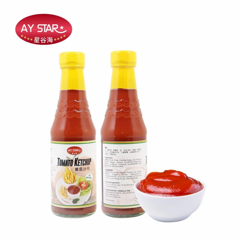 OEM Service Good Taste Squeeze Bottle Tomato Ketchup Chinese Supplier
