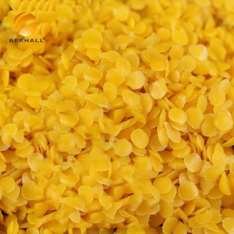 Beehall Bee Products Manufacturer Industrial Grade Bulk Beeswax Granules