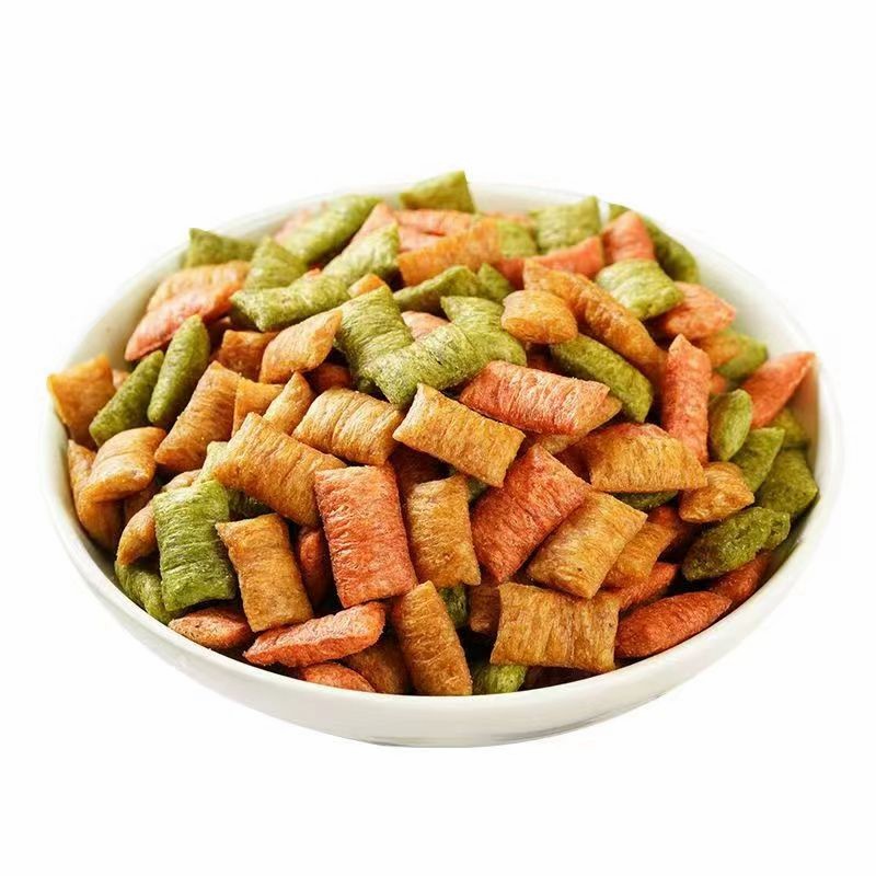 Rich Protein Tuna Chicken Flavor Filled Crisp Treats Dog Cat Pet Food