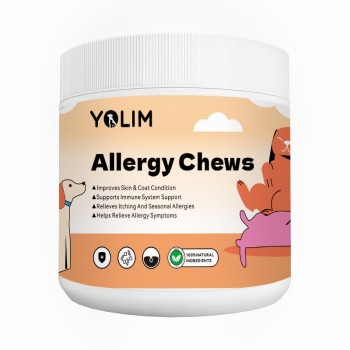 Allergy Chew Dogs Skin and Coat Health Seasonal Allergy Itch Relief Pet Supplement OEM