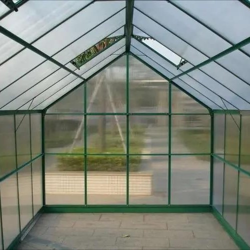 Cheap Large 10m Insulated Aluminium Profile Green House Metal Frame Singlespan China Tomato Agriculture Greenhouse
