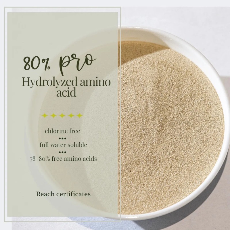 Advanced Hydrolyzed Amino Acid Blend Powder 80% for Agricultural Success