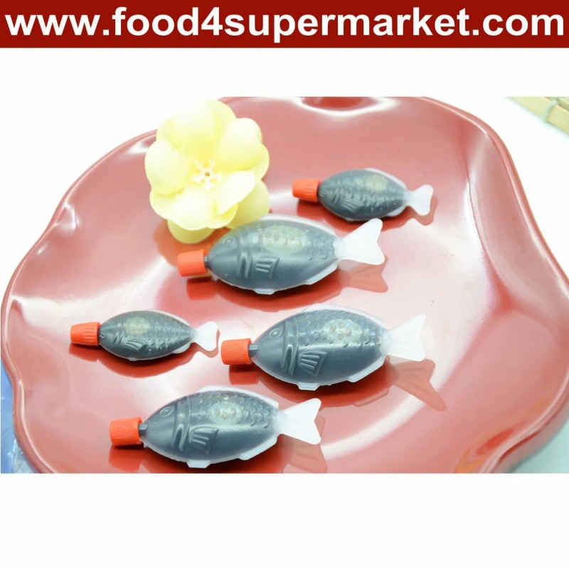 2018 Mini Sushi Fish Shape Soy Sauce in Plastick Package 2.6 Ml/8ml/15ml