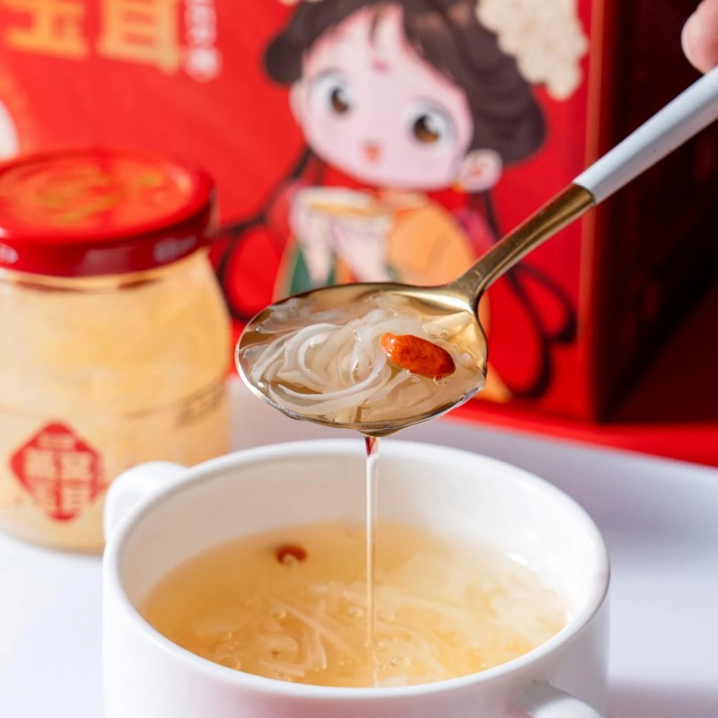 Edible Snow Fungus with Bird's Nest for Natural Ingredients Lovers