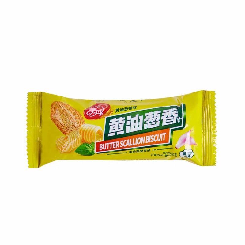 Crisp Butter Cracker Rich Scallion Flavor Butter Scallion Biscuit in Stock