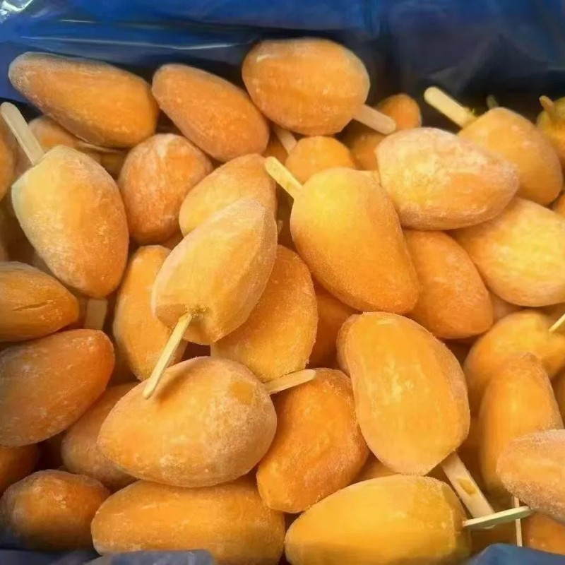 2025 New Season 100% Natural No Additive Organic IQF Frozen Mango Half Dice Slice BRC HACCP Halal Kosher Certified Custom Packaging Available