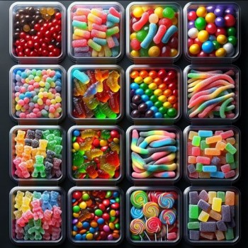 Kezi Gummy Candy Halal Flavored Fruity Snacks Wholesale Confectionery in Box Packaging