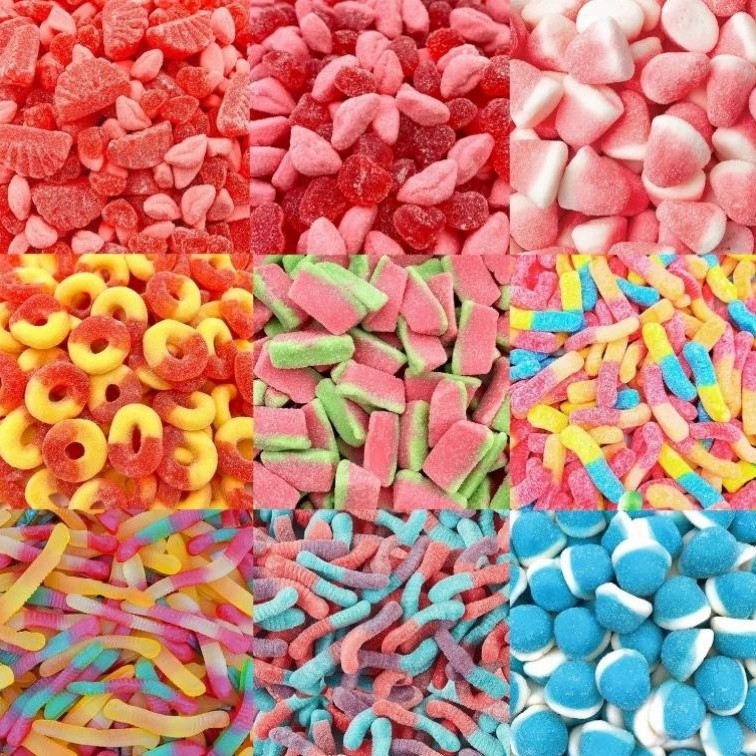 Kezi Gummy Candy Halal Flavored Fruity Snacks Wholesale Confectionery in Box Packaging