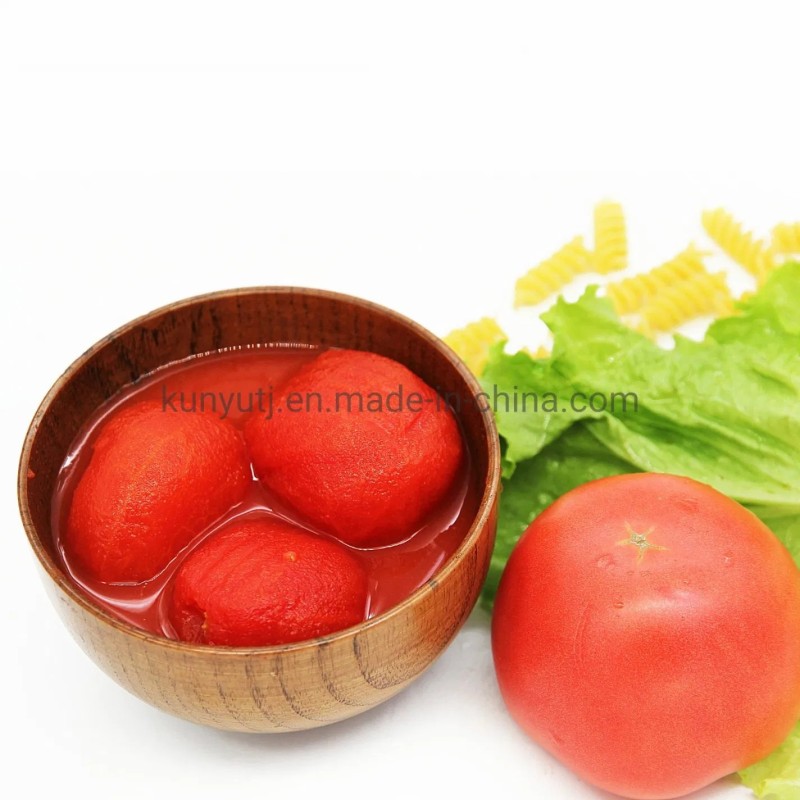 Fresh Tomato Canned Peeled Tomato in Water/Tomato Sauce Factory Supply