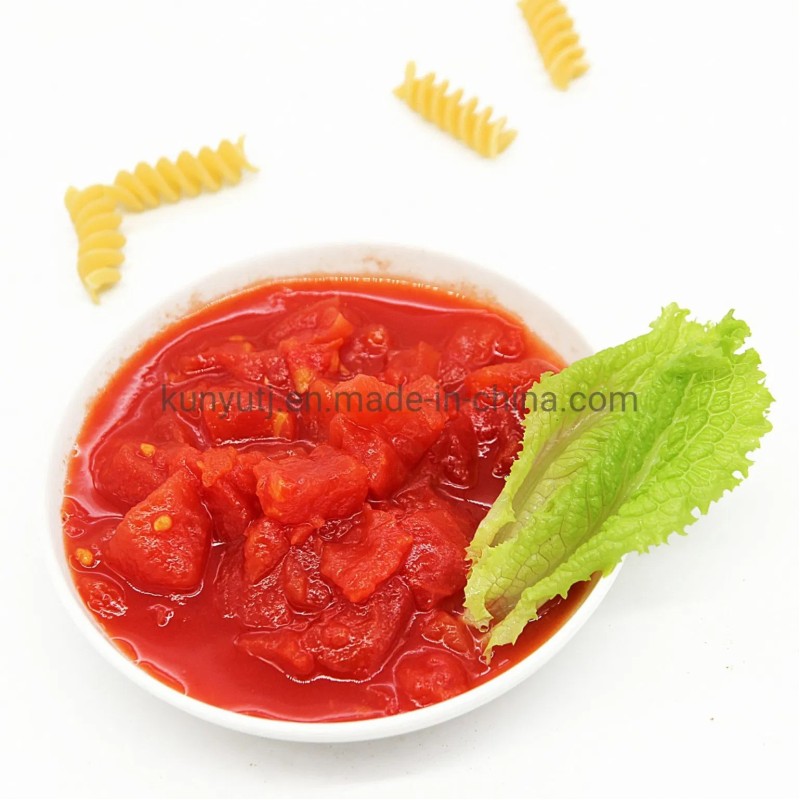 Fresh Tomato Canned Peeled Tomato in Water/Tomato Sauce Factory Supply