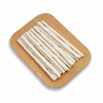 Private Label High-Digested Snacks Fresh Rawhide Wigh Vegetable Dog Chews