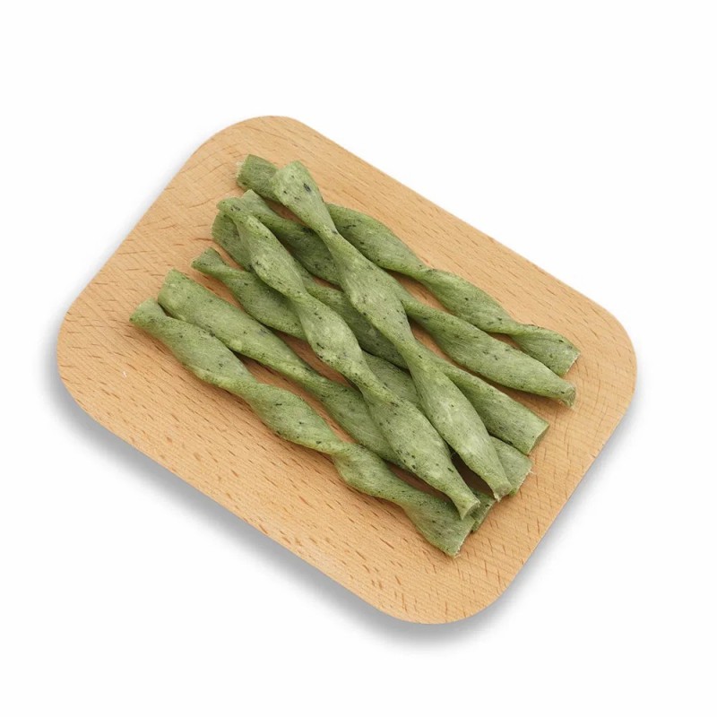 Private Label High-Digested Snacks Fresh Rawhide Wigh Vegetable Dog Chews