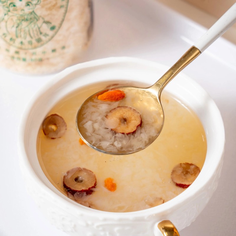 Organically Herbal White Fungus, Wall-Broken & Finely Ground for Easy Gel Release