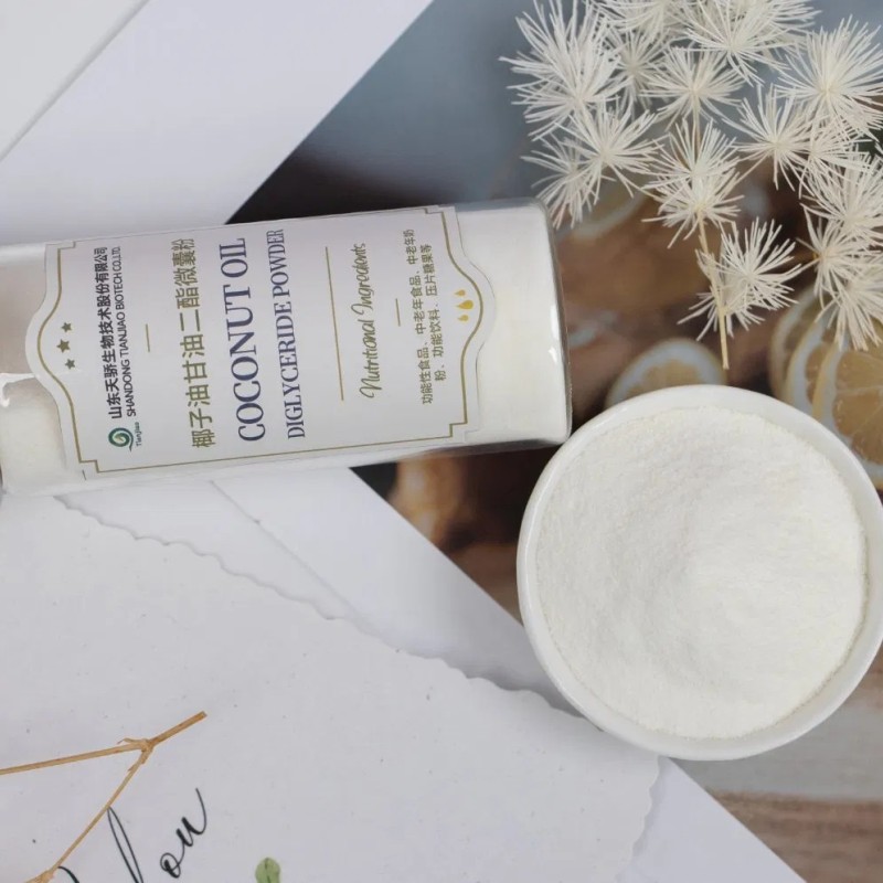 Factory Supplied Coconut Diglyceride Powder for Nutrition Supply