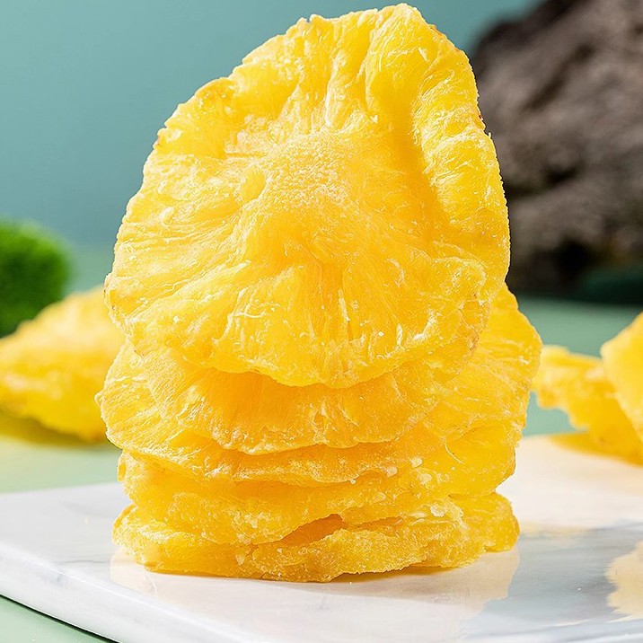 OEM Soft Dried Pineapple Sour Taste with Syrup Preservation Directly Eaten